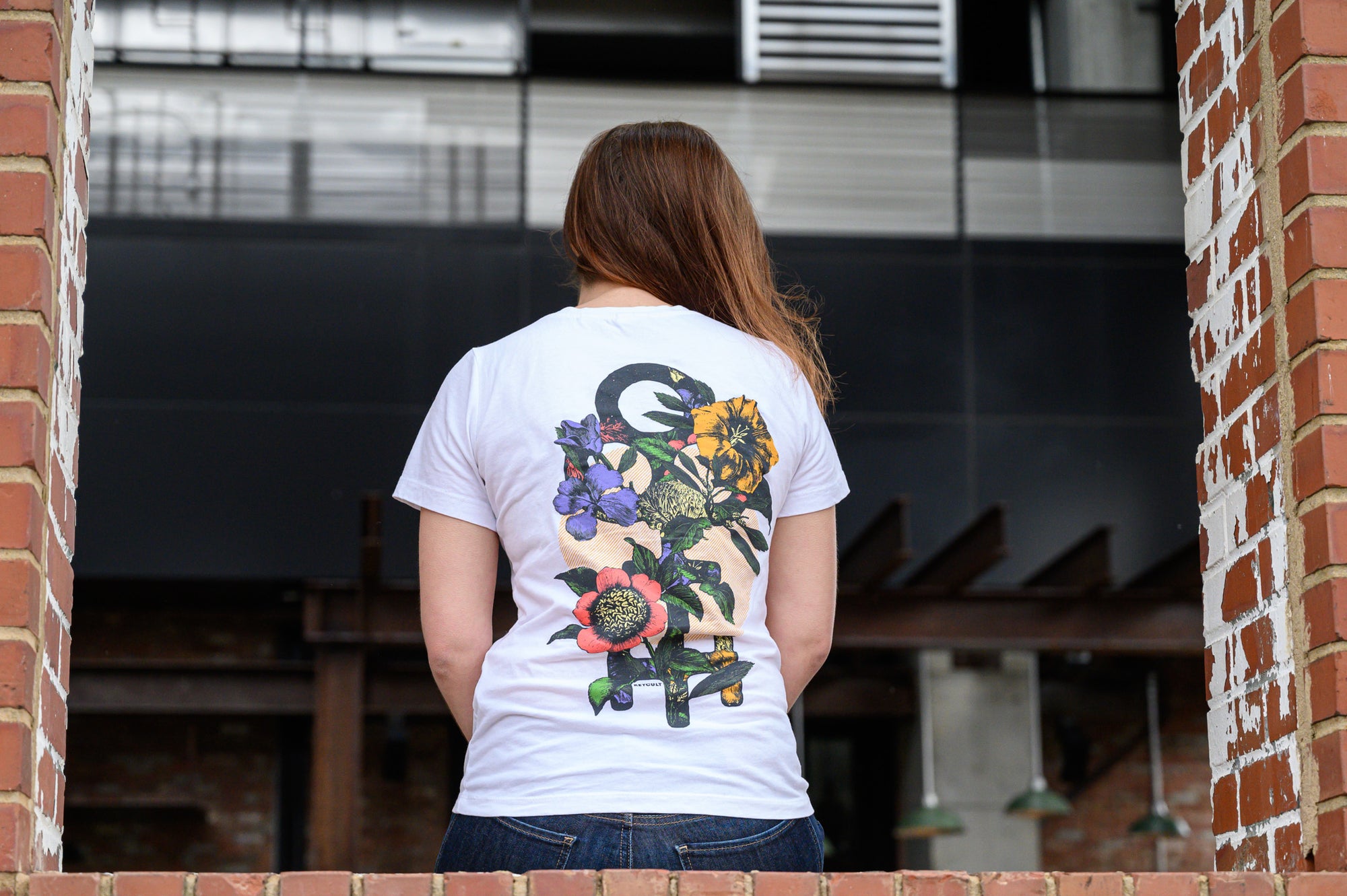 Botanical Key Crew (White, Fitted-Cut)